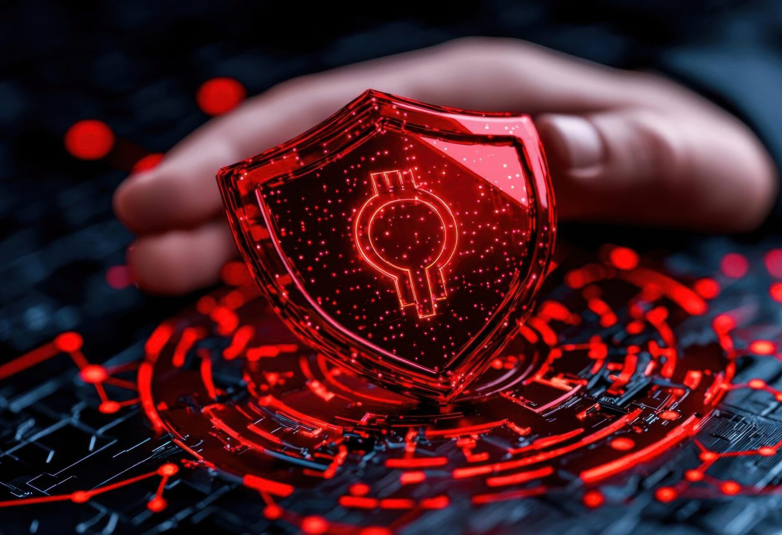 38 AI-driven cybersecurity systems, realistic, high-quality, advanced threat detection, futuristic defense mechanisms, data protection ::2 intrusion prevention, anomaly detection, behavioral analysis, malware identification, encryption algorithms, network security, cyber threat intelligence